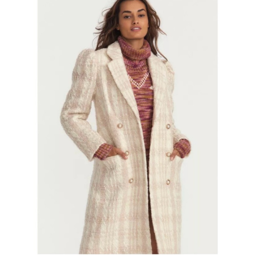 LoveShackFancy Cream Teddy Jacket